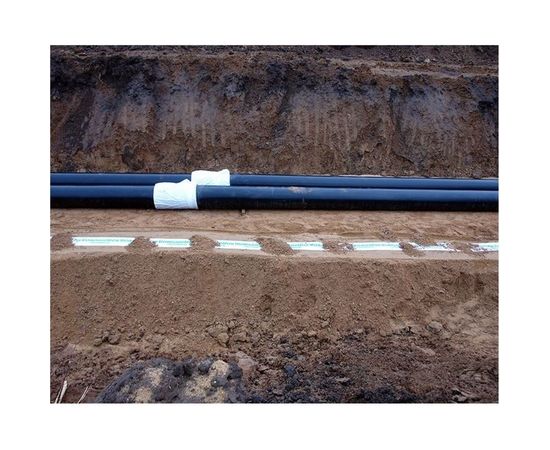 Сигнальная лента с логотипом Внимание Водопровод Протэкт 200мм., 250 п.м. ЛСВ-200/250 б/син – изображение 2