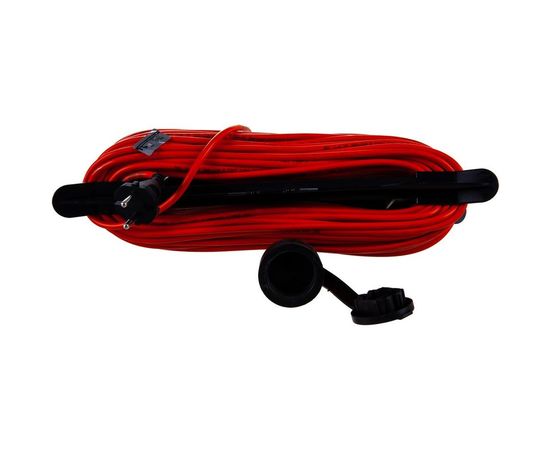 Удлинитель шнур Партнер-Электро GardenLine на рамке б/з ПВС 2х0,75 6A 50м IP 44 US201A-150OR – изображение 2