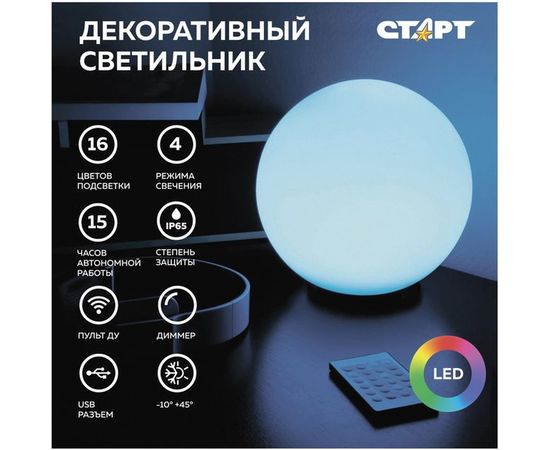 Светильник СТАРТ globe 350 mm – изображение 3