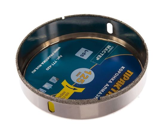 Коронка алмазная по стеклу и керамике (125 мм) ПРАКТИКА 777-420 – изображение 2