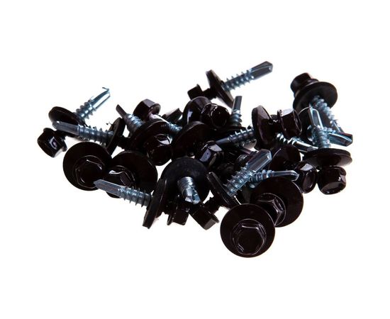 Кровельный саморез Саморезик 5,5х25 RAL8017 коричневый шоколад 250шт SKRAL8017-5,5х25-250 – изображение 2