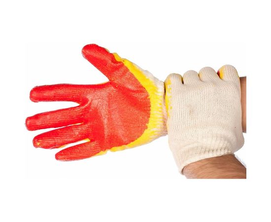 Перчатки с двойным латексным обливом Gigant 13 класс GL13 – изображение 2