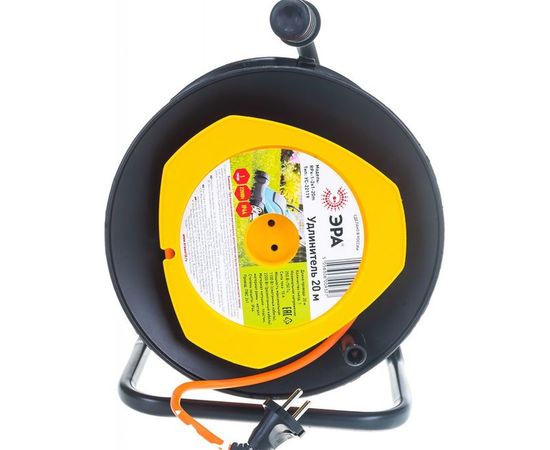 Удлинитель ЭРА, силовой, RPx12x120m, на пластиковой катушке, б/з, 1 гн, 20м, ПВС 2x1, Б0046832 – изображение 5