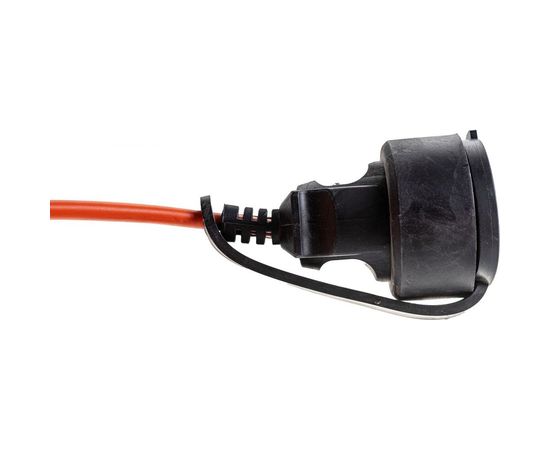 Удлинитель шнур Партнер-Электро GardenLine на рамке б/з ПВС 2х0,75 6A 50м IP 44 US201A-150OR – изображение 4