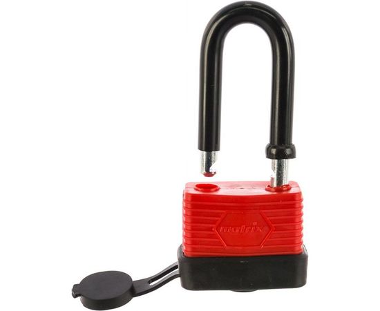 Навесной всепогодный замок MATRIX 50 мм удлиненная дужка 91826 – изображение 6