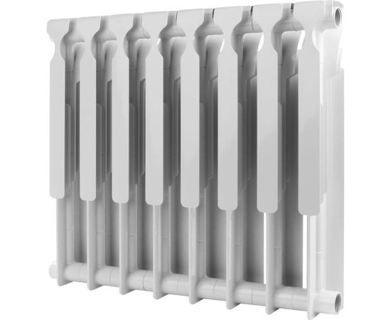 Биметаллический радиатор ROMMER Optima BM 500 8 секций RAL9016 89572 – изображение 10