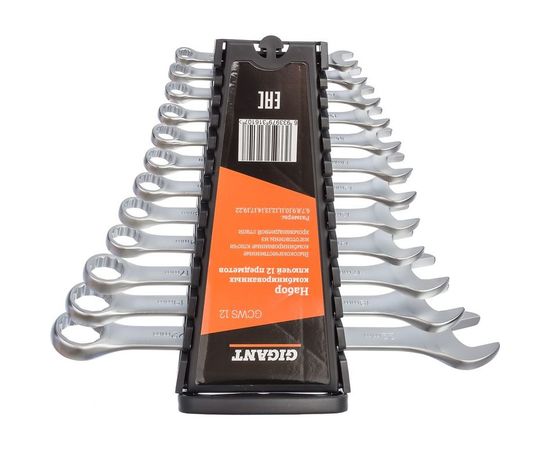 Набор комбинированных ключей Gigant 12 предметов GCWS 12 – изображение 5
