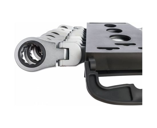 Набор комбинированных шарнирных ключей с трещоткой Gigant 8 шт GCWSMH 8 – изображение 6