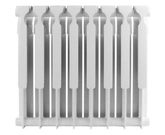 Биметаллический радиатор ROMMER Optima BM 500 8 секций RAL9016 89572 – изображение 8