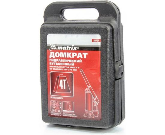 Гидравлический бутылочный домкрат MATRIX MASTER 50754 – изображение 2