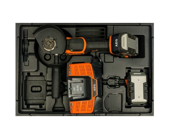 Бесщеточная угловая шлифмашина AEG BEWS 18-125BL LI-502C 4935464417 – изображение 4