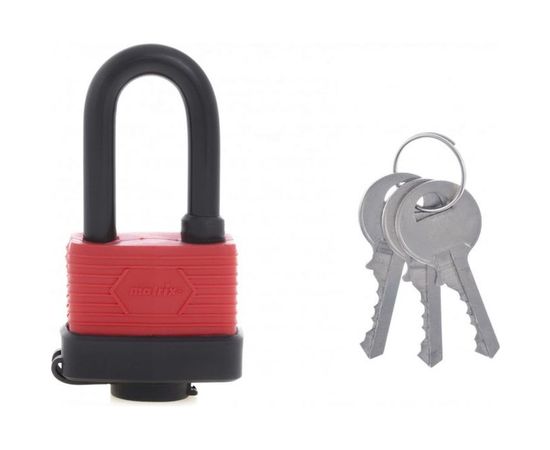 Навесной всепогодный замок MATRIX 50 мм удлиненная дужка 91826 – изображение 3