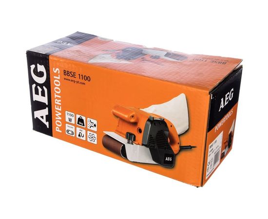Ленточная шлифмашина AEG BBSE 1100 4935413530 – изображение 2