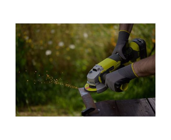 Аккумуляторная угловая шлифмашина Ryobi ONE+ R18AG-0 5133001903 – изображение 6