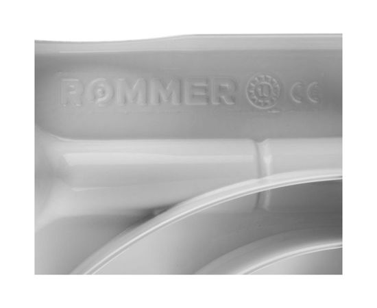 Биметаллический радиатор ROMMER Optima BM 500 8 секций RAL9016 89572 – изображение 2