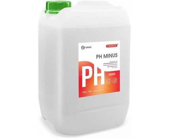 Средство Grass CRYSPOOL pH minus для регулирования pH воды канистра 12кг 150003 