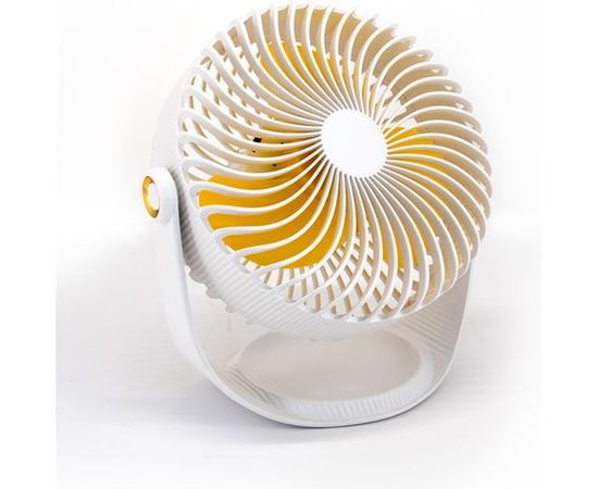 Настольный аккумуляторный вентилятор LUXAR FAN-105 белый 7.5W, 3 скорости 4606400420507 
