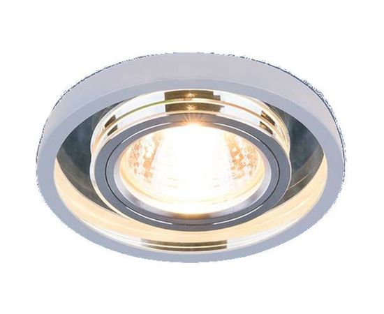 Встраиваемый светильник Elektrostandard 7021 MR16 /SL/WH зеркальный/белый a036742 