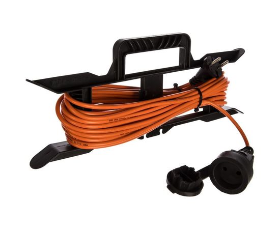 Удлинитель на рамке Gigant б/з ПВС 2х0,75 6A 10м IP 44 PE-007 (Россия) 