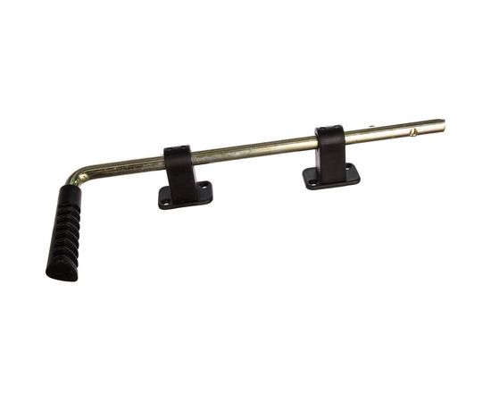 Засов для ворот GAH ALBERTS оцинкованный 400х40, диаметр 16мм, 207021 