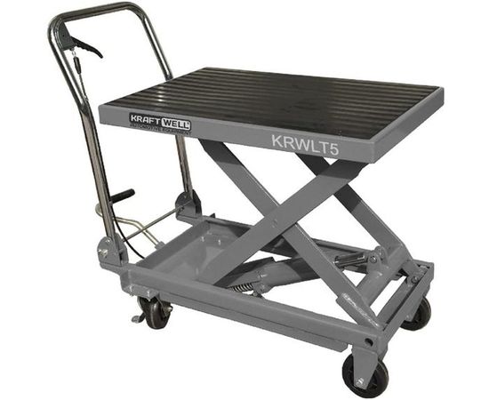 Подъемная передвижная платформа с гидравлическим приводом KraftWell г/п 500 кг KRWLT5 