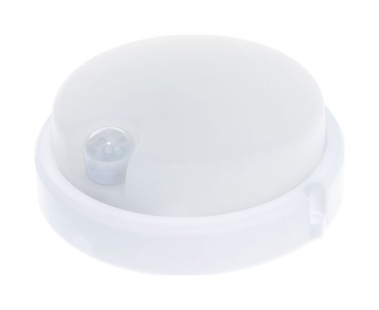Герметичный светодиодный светильник IN HOME СПП-Д-КРУГ 12Вт 230В 6500К 960Лм с датчиком движения IP65 4690612032818 