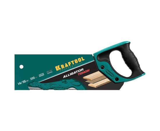 Ножовка для стусла Kraftool EXPERT KraftMax специальный закаленный зуб, 14 /15 TPI, 300мм 15228-30 – изображение 2