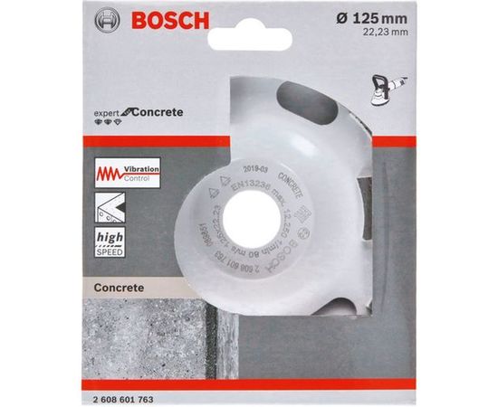 Алмазная чашка Expert for Concrete 125х22.2х5 мм Aquarius Fast Removal Bosch 2608601763 – изображение 2