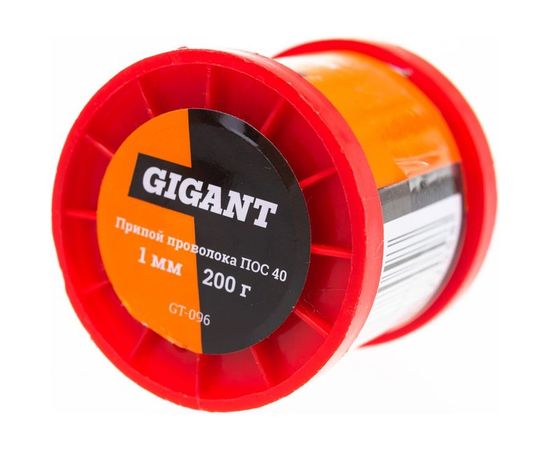 Припой ПОС 40, проволока 1 мм, 200 г Gigant GT-096 – изображение 5