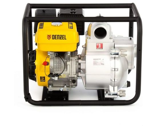 Бензиновая мотопомпа для грязной воды DENZEL PX-80D 99204 – изображение 8