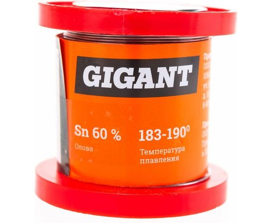Припой Sn60 Pb40, проволока 0.7 мм, 100 г Gigant GT-084 – изображение 2