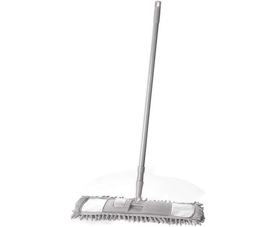 Швабра для пола HomeQueen Еврокласс с насадкой из микрофибры, шенилл, цветная 56649 – изображение 3