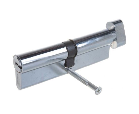 Цилиндровый механизм HOME 110 мм 55x55 ЦАМ, перфоключ с вертушкой, 5 ключей, хром CICAM1105555KV – изображение 2