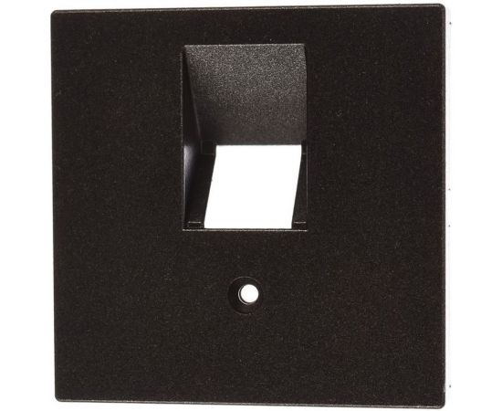 Накладка 1-ой тел/комп розетки JUNG EcoProfi Антрацит EP569-1BFPLUAAN – изображение 2