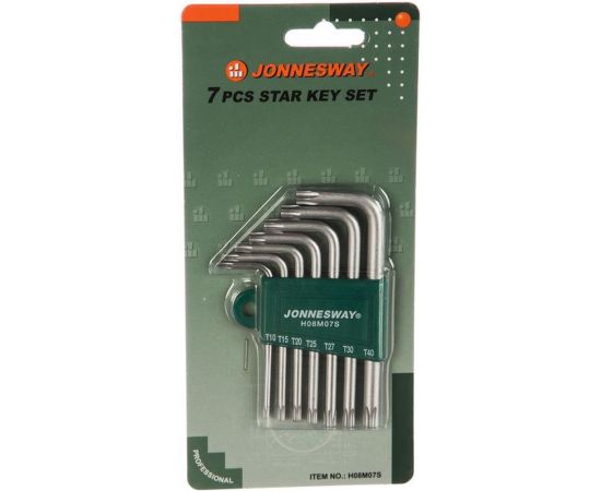 Комплект угловых ключей Jonnesway TORX H08M07S – изображение 2