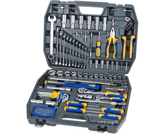 Набор инструмента 1/2 Dr и 1/4 Dr 120 предметов KRAFT KT 700679 – изображение 5