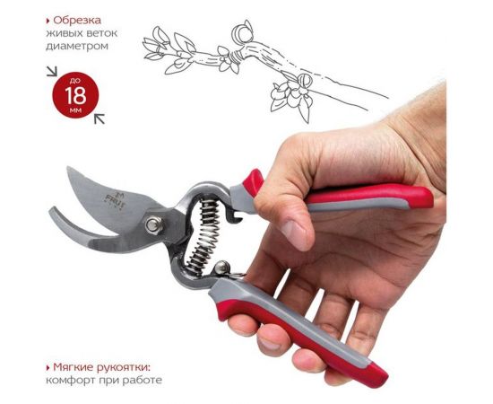 Цельнокованый секатор FRUT CLUB 402217 – изображение 4
