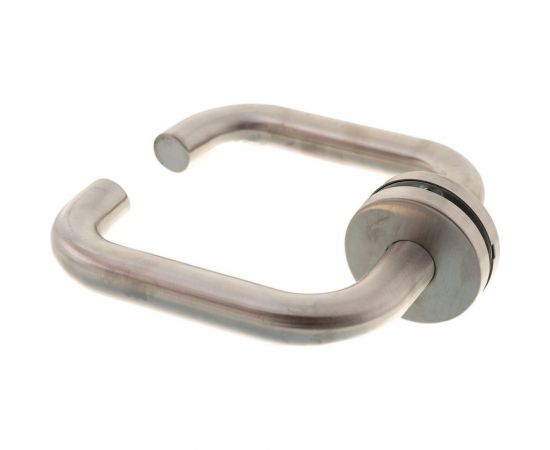 Дверная ручка из нержавеющей стали, в комплекте с креплениями и накладкой на цилиндр HOME SS002N – изображение 5