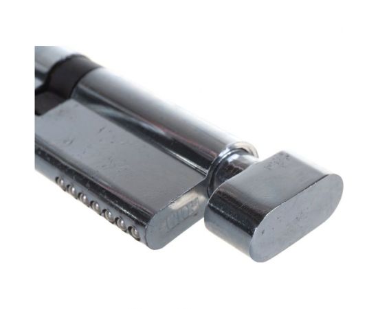 Цилиндровый механизм HOME 110 мм 55x55 ЦАМ, перфоключ с вертушкой, 5 ключей, хром CICAM1105555KV – изображение 4