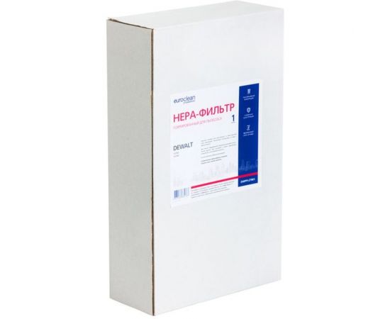 Фильтр складчатый из целлюлозы для пылесосов DeWalt D27901; D27902 EURO Clean EUR DWPM-27901 – изображение 3