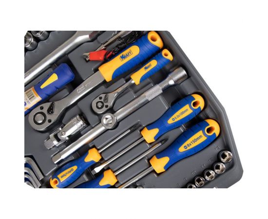 Набор инструмента 1/2 Dr и 1/4 Dr 120 предметов KRAFT KT 700679 – изображение 4