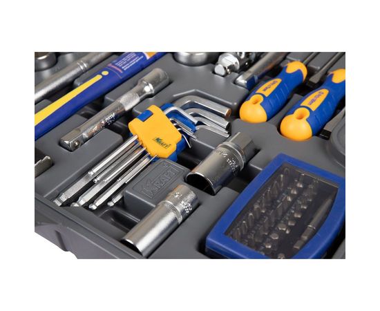 Набор инструмента 1/2 Dr и 1/4 Dr 120 предметов KRAFT KT 700679 – изображение 8