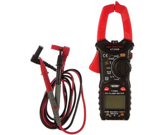 Цифровые токовые клещи КВТ KT 206B PROLINE 79130 