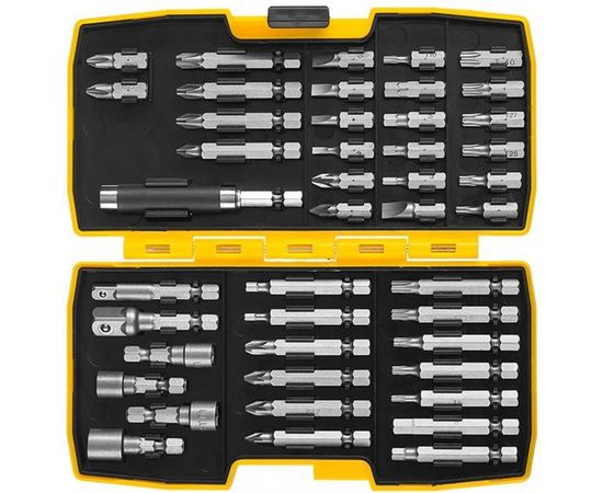 Набор PROFI биты CR-MO, головки и адаптеры, в боксе, 44 предмета STAYER 26135-H44 
