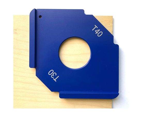 Шаблон РеСоурс прямой, двухсторонний, 30/40 мм, RST.005.Т30-Т40 