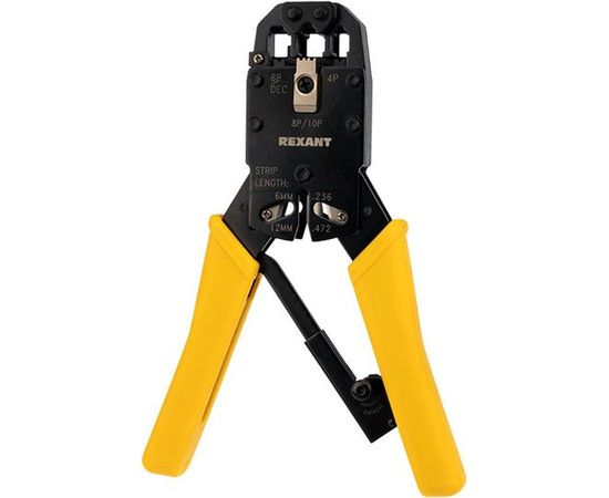 Кримпер REXANT HT-200R для обжима 10P10C, 8P8C, 6P6C, 4P4C 12-3442 