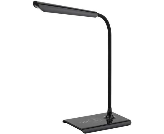 Настольный светильник ЭРА NLED-474-10W-BK с беспроводной зарядкой, черный Б0038590 