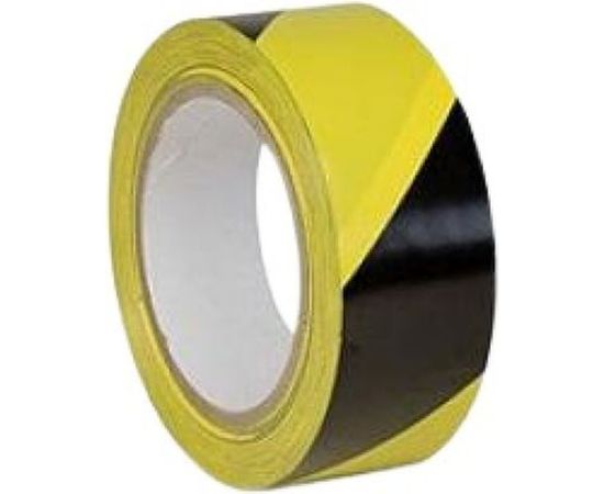 ПВХ лента ОПП для разметки Mehlhose GmbH толщина 190 мкм, цвет желто-черный KMLW05033 