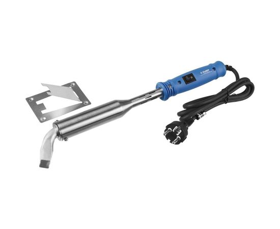 Паяльник с выключателем, пластмассовой рукояткой и долговечным жалом, 300Вт, клин Зубр ПРОФЕССИОНАЛ 55301-300 – изображение 3