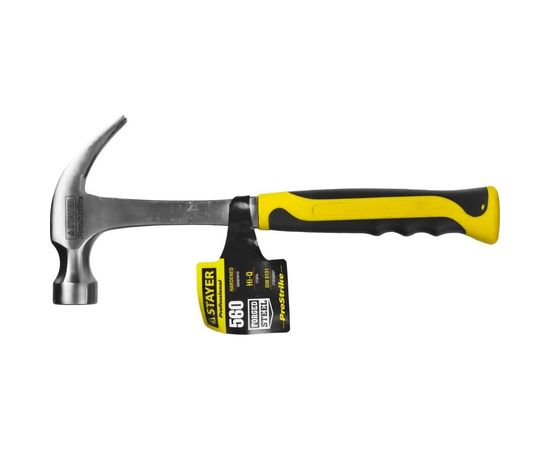 Цельнометаллический молоток-гвоздодер с двухкомпонентной рукояткой 560г Stayer PROFESSIONAL 2025-560 – изображение 3